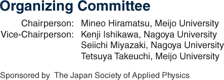 ISPlasma2018/IC-PLANTS2018 Organizing Committee
